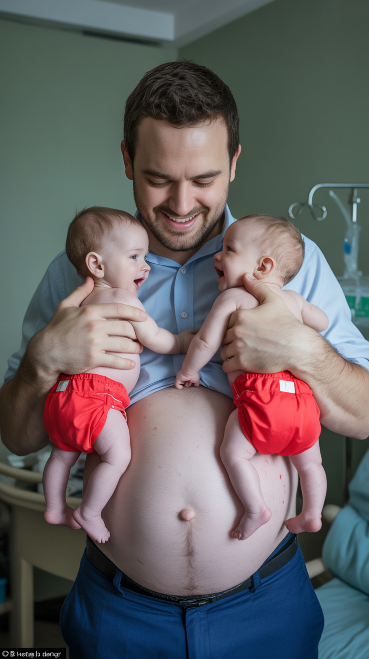 Epic Dad Moments: Double Trouble Arrival!