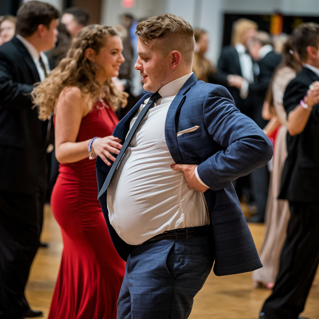 Dancing Father-to-Be in Style