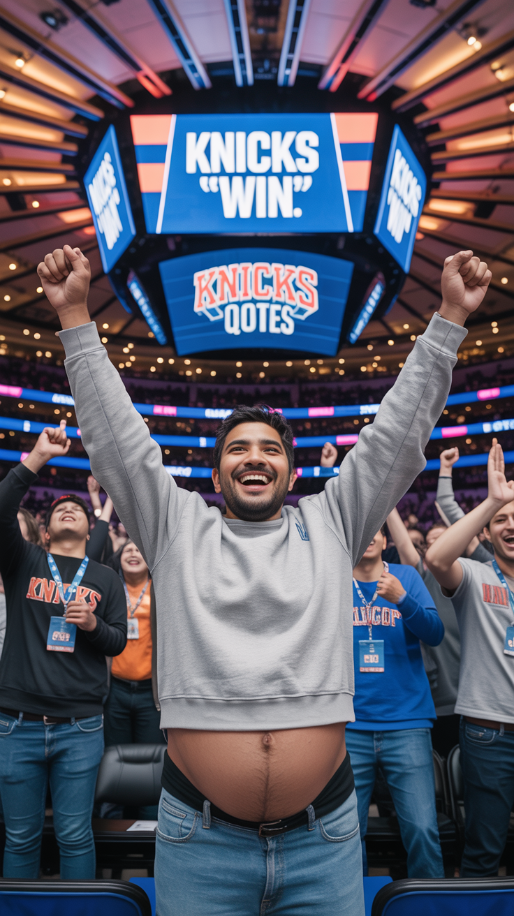 Victory Cheers in the Pregnant Fan Zone