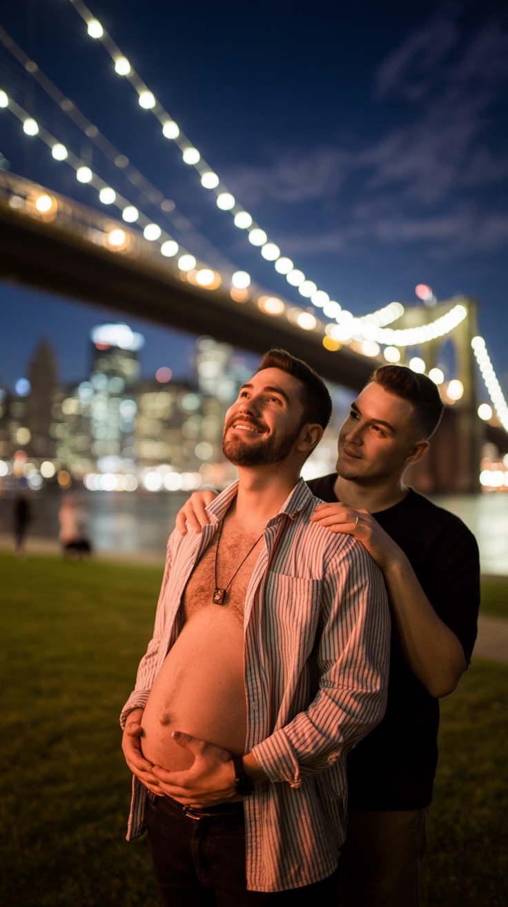 Love Under the Stars: Pregnant and Proud