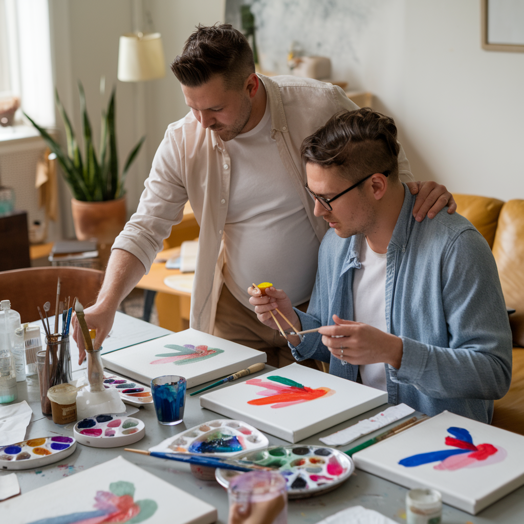 DIY Love: Art & Baby Bumps