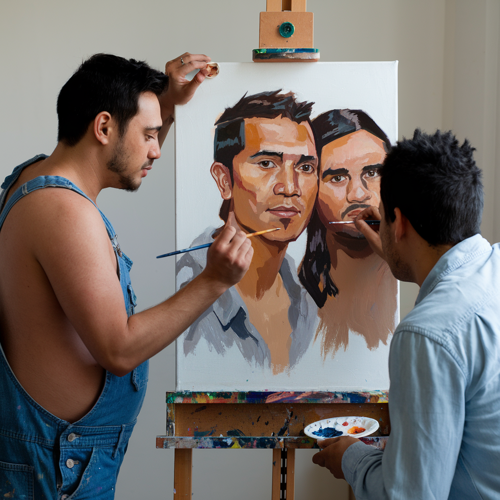 Pregnant Painter Vibes Unleashed