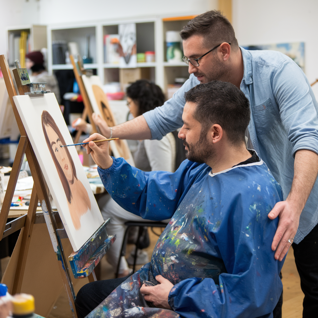 Creating Art with a Baby Bump